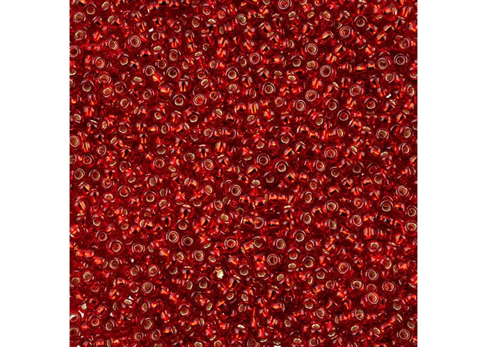 Transparent Medium Red S/l 11/0