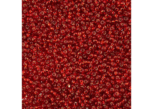 Transparent Medium Red S/l 11/0