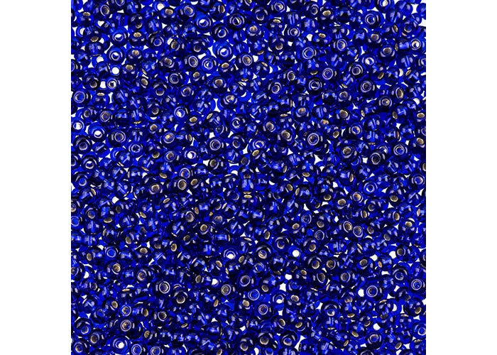 Transparent Royal Blue S/l 11/0