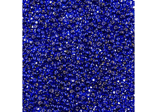 Transparent Royal Blue S/l 11/0