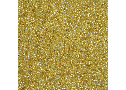 S/l Yellow Dyed Crystal 11/0