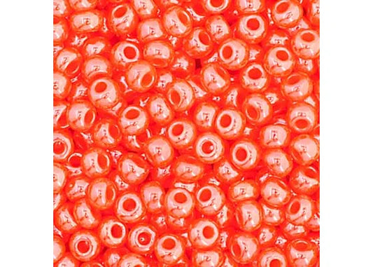 Opaque Dark Orange Luster 11/0