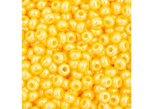 Opaque Golden Yellow Luster 11/0