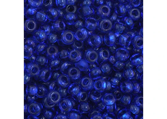 Transparent Navy Blue 11/0