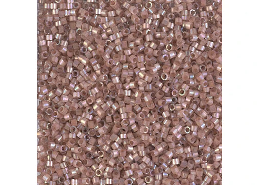 Beige Ab Silk Inside Dyed 11/0