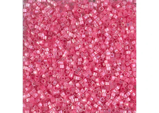 Rose Ab Silk Inside Dyed 11/0