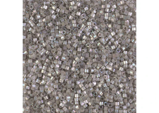 Pewter Ab Silk Inside Dyed 11/0 Db-1877