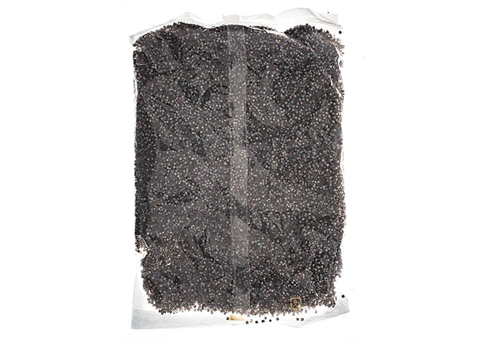 Rustic Grey Ab Silk Inside Dyed 11/0