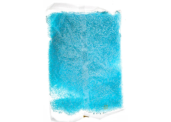 Frozen Blue Silk Inside Dyed 11/0