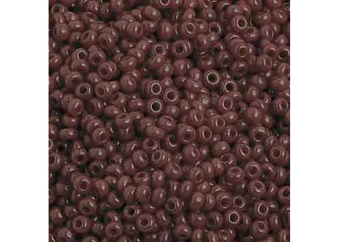 Czech Seed Beads 10/0 Opaque Dark Red 25g Vial