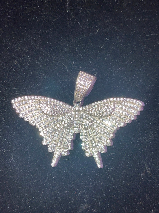 Ss.925 Butterfly Pendant