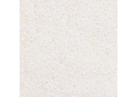 Czech Seed Beads 10/0 Pearl White 25g Vial