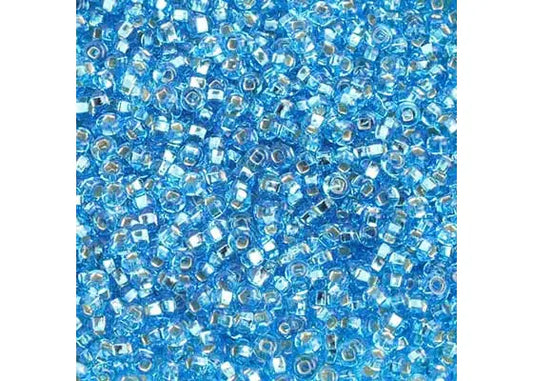 Czech Seed Beads 10/0 S/l Aqua 25g Vial