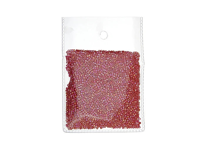 MIYUKI DELICA 11/0 50G BAG RED OPAQUE AB (162)