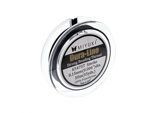 Miyuki Dura-line 50m Smoke 0.15mm Strong Beading Thread