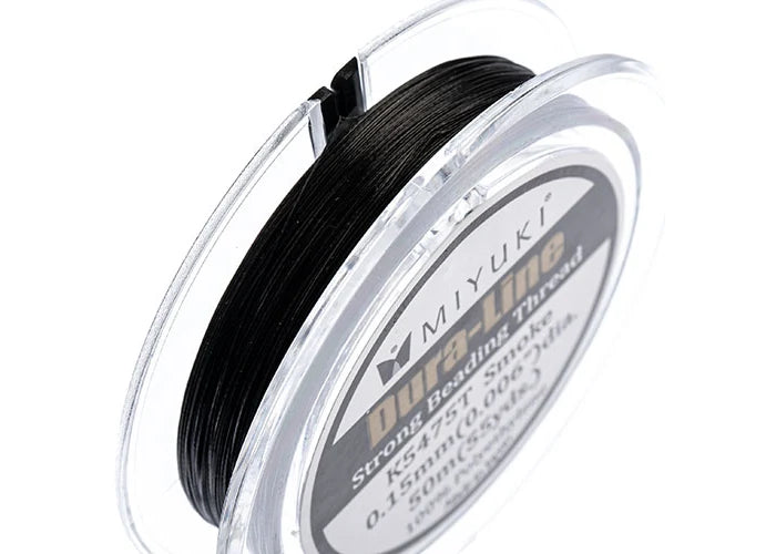 Miyuki Dura-line 50m Smoke 0.15mm Strong Beading Thread
