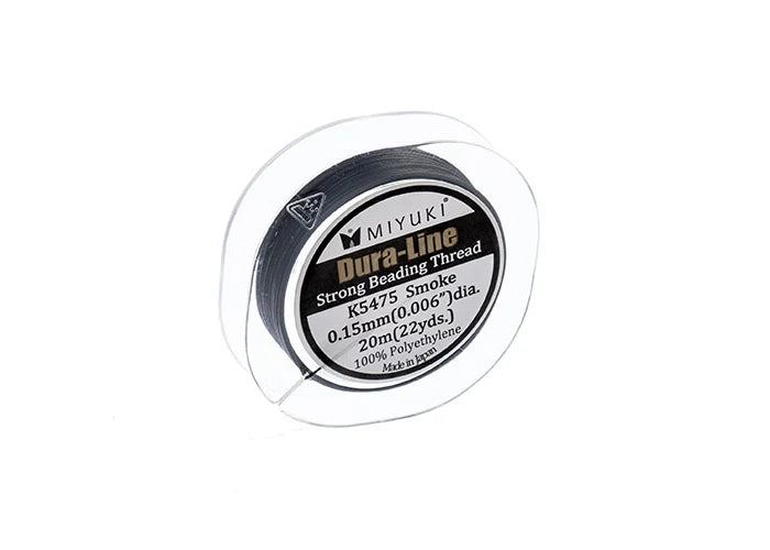 MIYUKI DURA-LINE 20M SMOKE 0.15MM STRONG BEADING THREAD