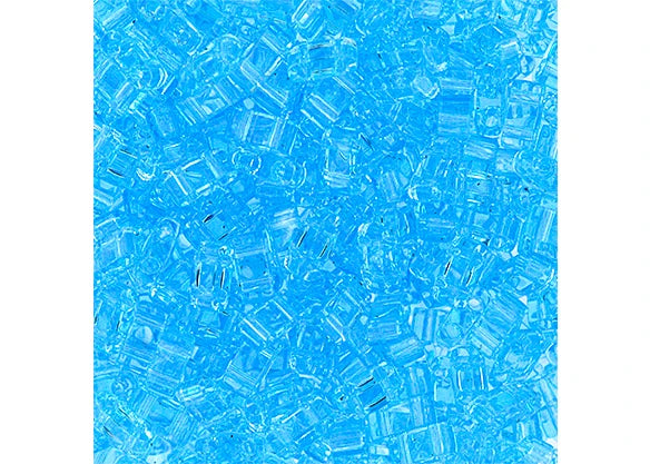 Miyuki Tila Half Cut 5x2.3mm 2hole Aquamarine Transparent 5 Grams