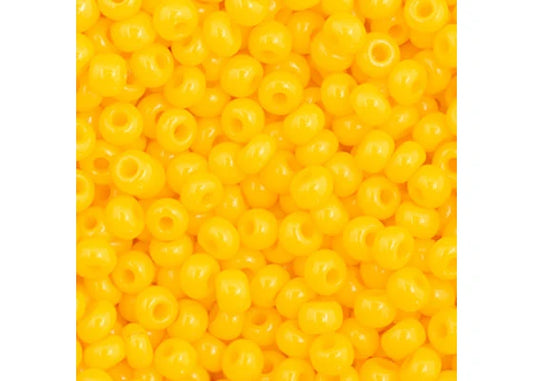 Czech Seed Bead 11/0 Opaque Golden Yellow