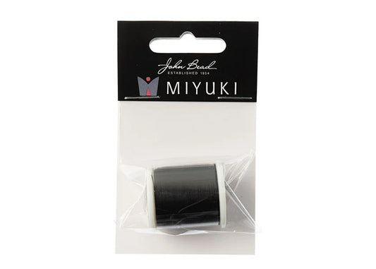 Miyuki Nylon Beading Thread b Black (50m) Spool Header