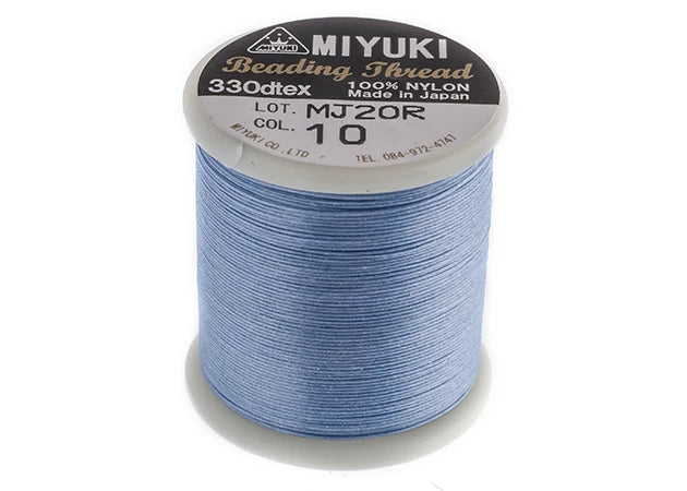 MIYUKI NYLON BEADING THREAD B LIGHT BLUE (50M)