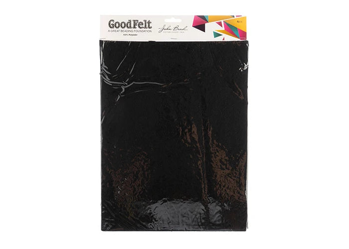Goodfelt Beading Foundation 1.5mm 8.5x11in 4pcs Black