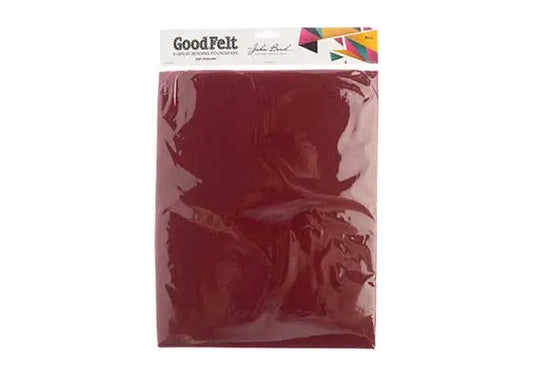 Goodfelt Beading Foundation 1.5mm 8.5x11in 4pcs Burgundy