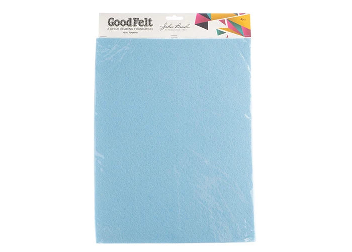 Goodfelt Beading Foundation 1.5mm 8.5x11in 4pcs Light Blue