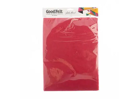 Goodfelt Beading Foundation 1.5mm 8.5x11in 4pcs Blood Red