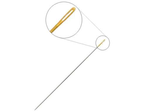 Beading Needle Gold Eye 7 Pcs Size 10
