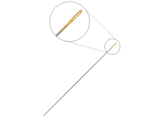 Beading Needle Gold Eye 7 Pcs Size 11