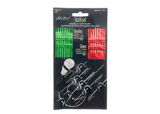 MULTI-PURPOSE NEEDLE KIT ASSORTED BEADING/GLOVER/MORE