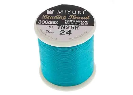 MIYUKI NYLON BEADING THREAD B TEAL (50M)
