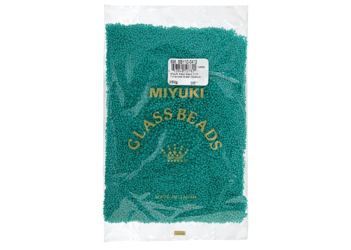 Miyuki Seed Bead 11/0 Turquoise Green Opaque