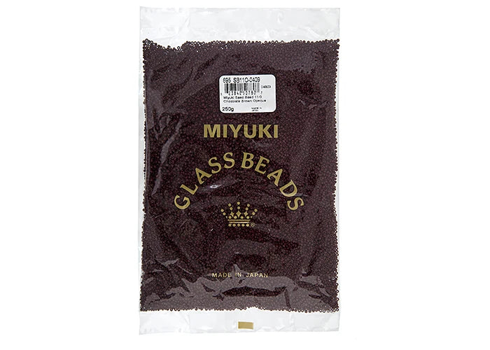 Miyuki Seed Bead 11/0 Chocolate Brown Opaque