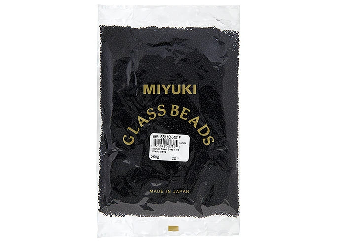 Miyuki Seed Bead 11/0 Black Matte