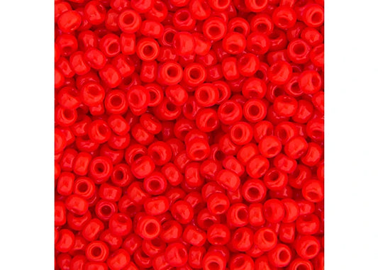 Miyuki Seed Bead 11/0 Red Vermillion Opaque