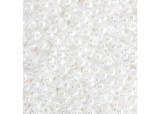 Miyuki Seed Bead 11/0 White Pearl Ceylon