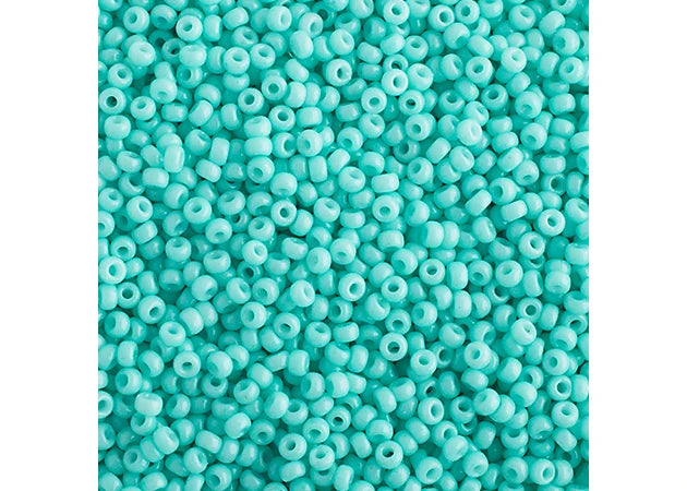 MIYUKI SEED BEAD 11/0 AQUAMARINE OPAQUE DURACOAT