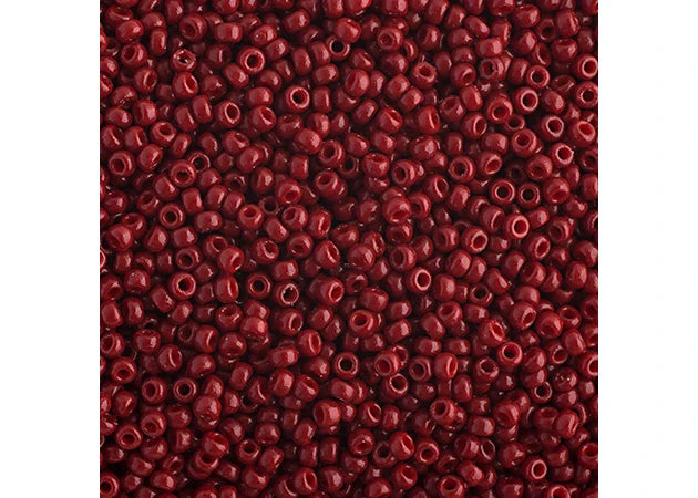 MIYUKI SEED BEAD 11/0 LIGHT MAROON OPAQUE DURACOAT