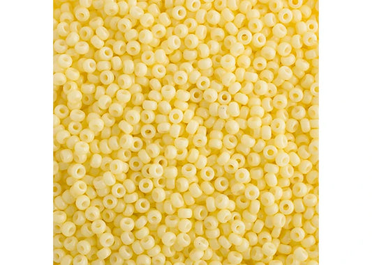 Miyuki Seed Bead 11/0 Lemon Silk Opaque Duracoat