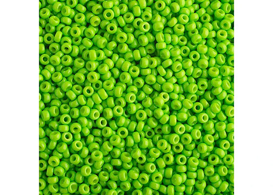 Miyuki Seed Bead 11/0 Bright Lime Opaque Duracoat