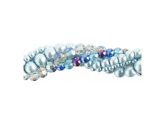 Crystal Lane Diy Twisted Bead Strands Gentian