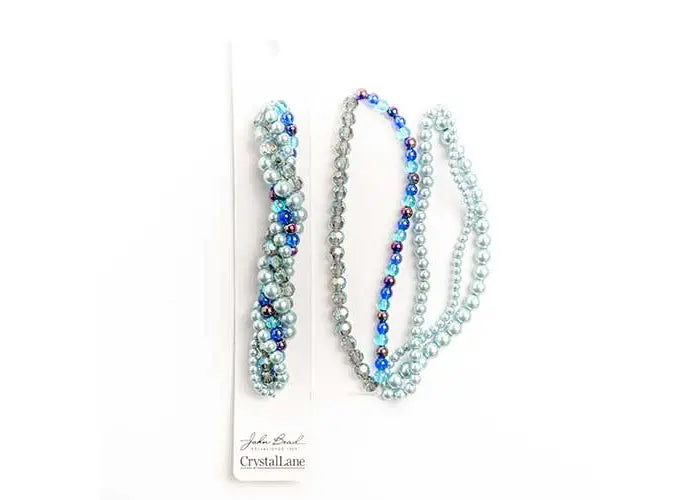 Crystal Lane Diy Twisted Bead Strands Gentian