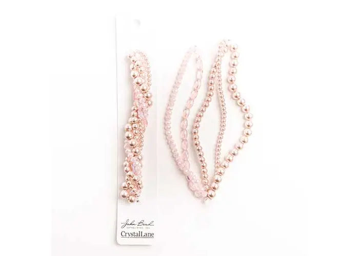 Crystal Lane Diy Twisted Bead Strands Peony