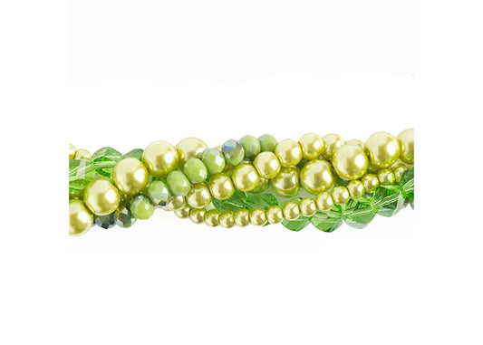 Crystal Lane Diy Twisted Bead Strands Zinnia