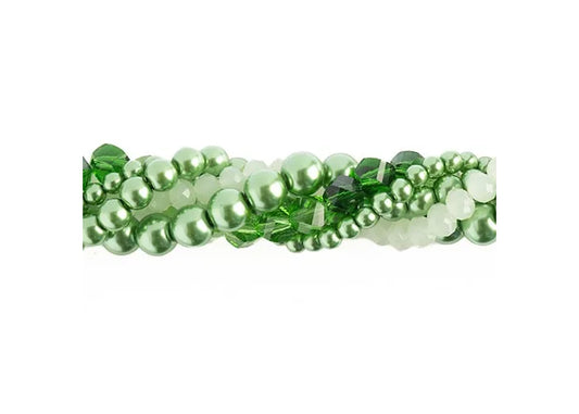 Crystal Lane Diy Twisted Bead Strands Fern
