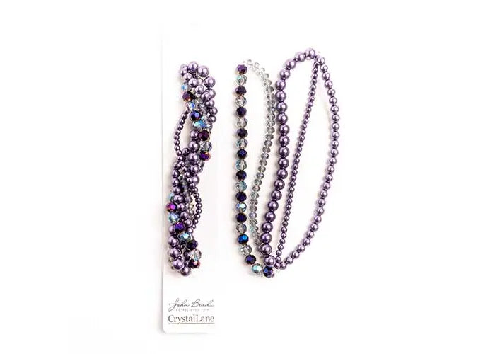 Crystal Lane Diy Twisted Bead Strands Scabiosa