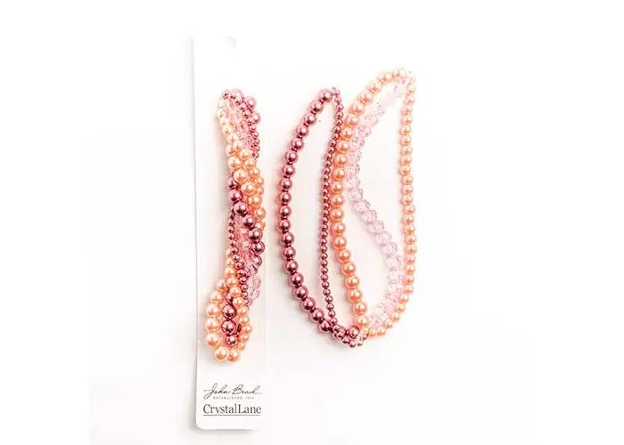 Crystal Lane Diy Twisted Bead Strands Cyclamen