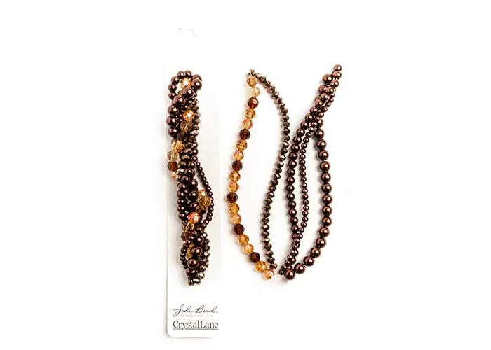 Crystal Lane Diy Twisted Bead Strands Plumeria